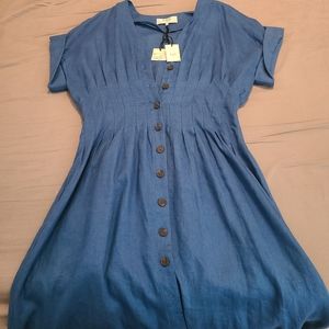 Sea robe dress 100% linen